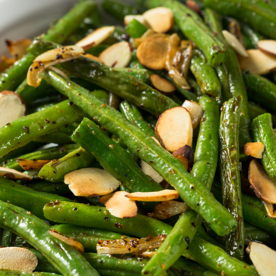 Fine French Beans with Shallots & Almonds